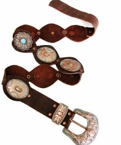 Leatherock OUTLET SHOP Flower Concho Belt