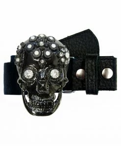 Leatherock Belts Idol Skull Belt
