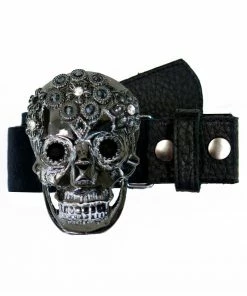 Leatherock Belts Idol Skull Belt
