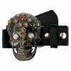 Leatherock Belts Idol Skull Belt
