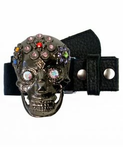 Leatherock Belts Idol Skull Belt