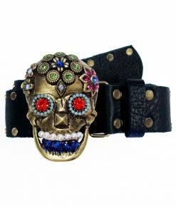 Leatherock Roberta Skull Belt Belts