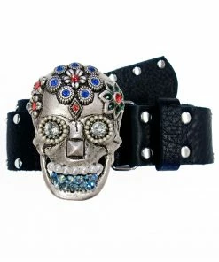 Leatherock Roberta Skull Belt Belts