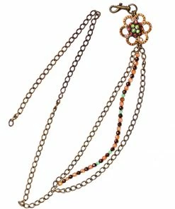 Leatherock Flower Swag Chain Belt