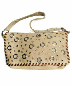 Leatherock OUTLET SHOP *Crystal Eyelet Handbag