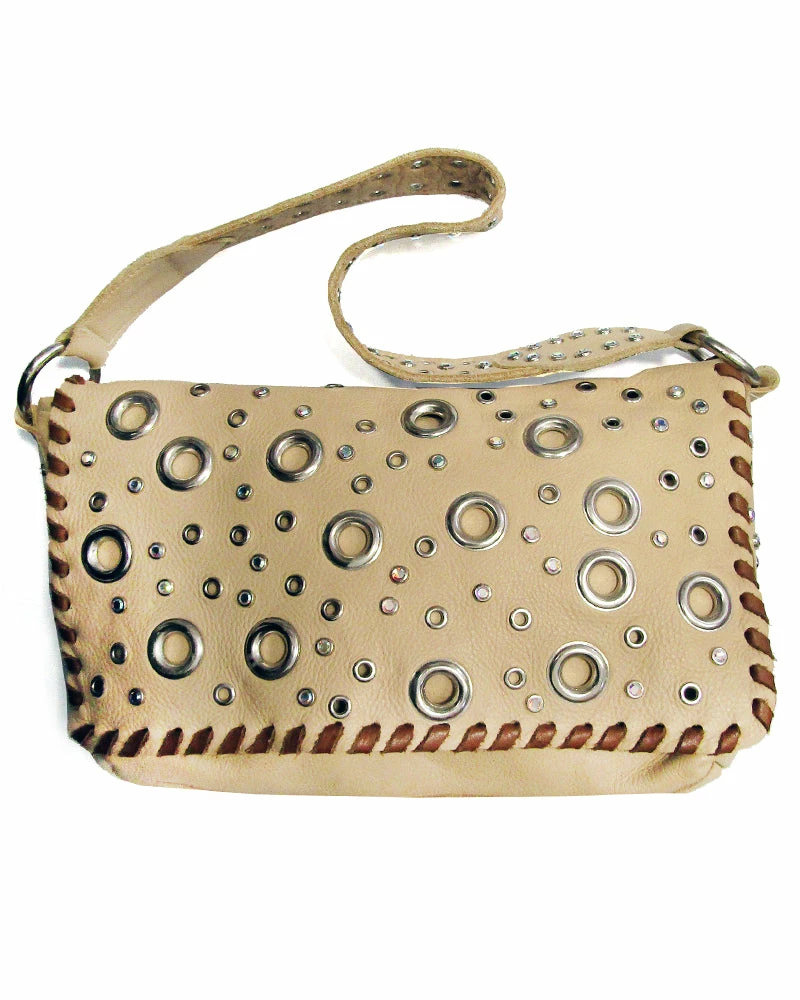 Leatherock OUTLET SHOP *Crystal Eyelet Handbag 3 Leatherock OUTLET SHOP *Crystal Eyelet Handbag