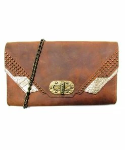 Leatherock OUTLET SHOP *Tobacco Armor Clutch