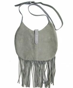 Leatherock OUTLET SHOP *Fringed Gray Bag