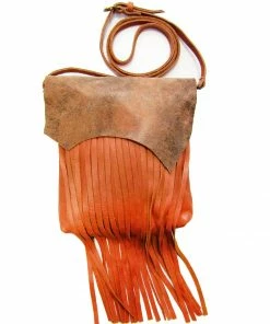 Leatherock Online Shop 10 Leatherock OUTLET SHOP *Asymmetrical Fringe Crossbody Bag