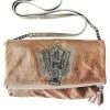 Leatherock *Almond Fold-over Bag OUTLET SHOP
