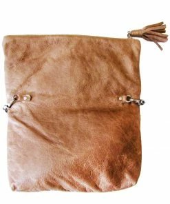 Leatherock *Almond Fold-over Bag OUTLET SHOP