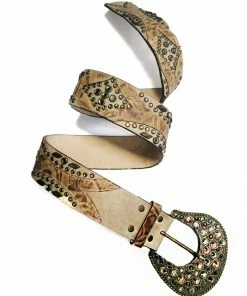 Leatherock Western Style Crystal Belt