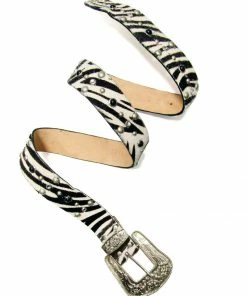 Leatherock Printed Hair Studded Jean Belt