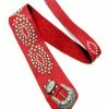 Leatherock OUTLET SHOP Asymmetrical Red Western Belt