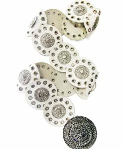 Leatherock OUTLET SHOP Vintage Western Leather Concho Belt