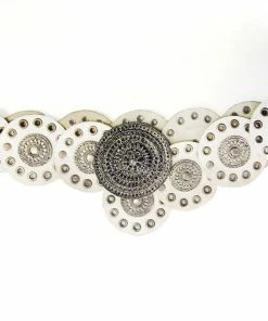 Leatherock OUTLET SHOP Vintage Western Leather Concho Belt