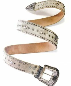 Leatherock Silver Crystal Jean Belt OUTLET SHOP