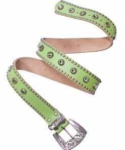 Leatherock Spring Green Jean Belt OUTLET SHOP