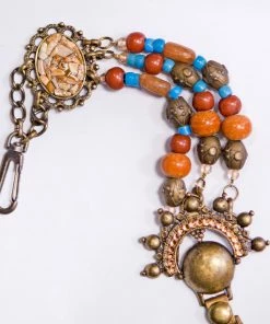 Leatherock Vintage Beaded Chain Belt