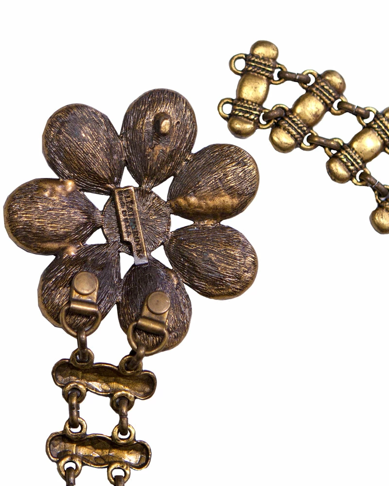 Leatherock Vintage Flower Chain Belt OUTLET SHOP 4 Leatherock Vintage Flower Chain Belt OUTLET SHOP