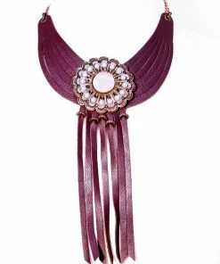 Leatherock Blossom Bib Necklace